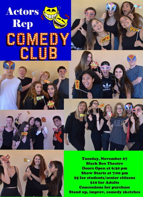 Acting’s “Comedy Club” is November 27th!