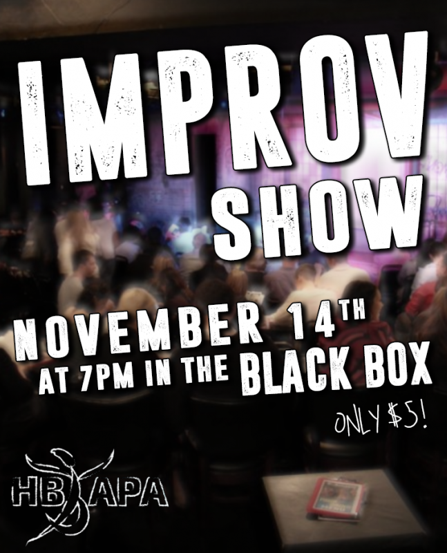 APA’s Improv Show is November 14th!