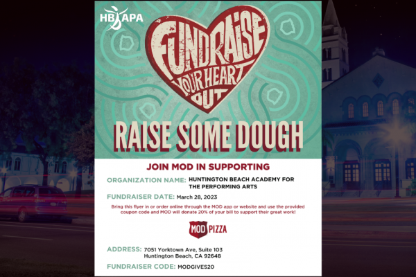 APA’s MOD Pizza Fundraiser: Tues, 3/28