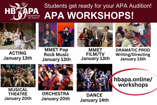 GRAB A SPOT FOR AN AUDITION WORKSHOP!