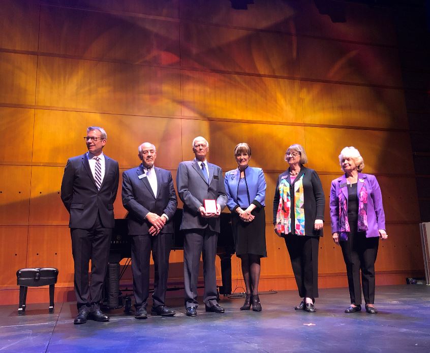 HBUHSD Board of Trustees receives arts award from OCDE