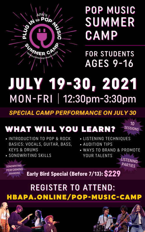 APA’s Pop Music Summer Camp