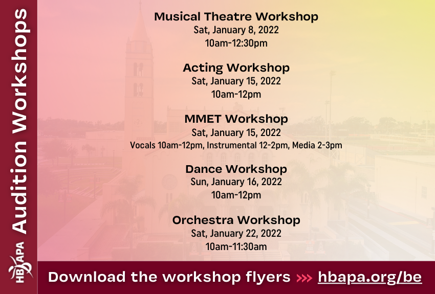 APA Audition Workshops - THIS MONTH!