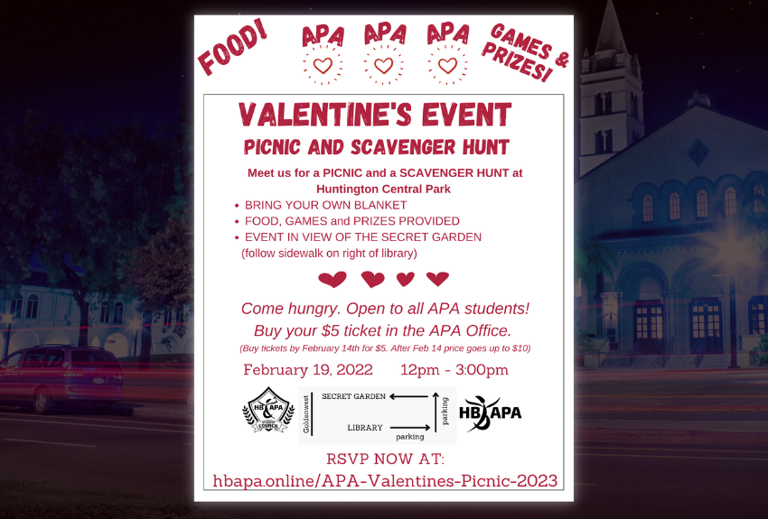 APA Valentine’s Day Event 2023