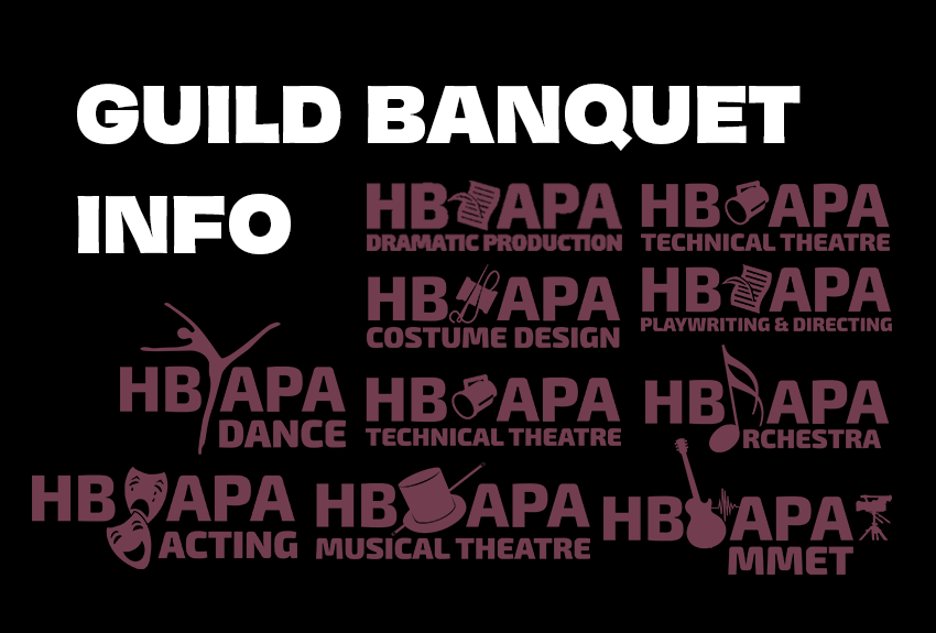 BANQUET INFO FOR APA GUILDS