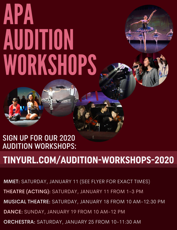 APA AUDITION WORKSHOPS