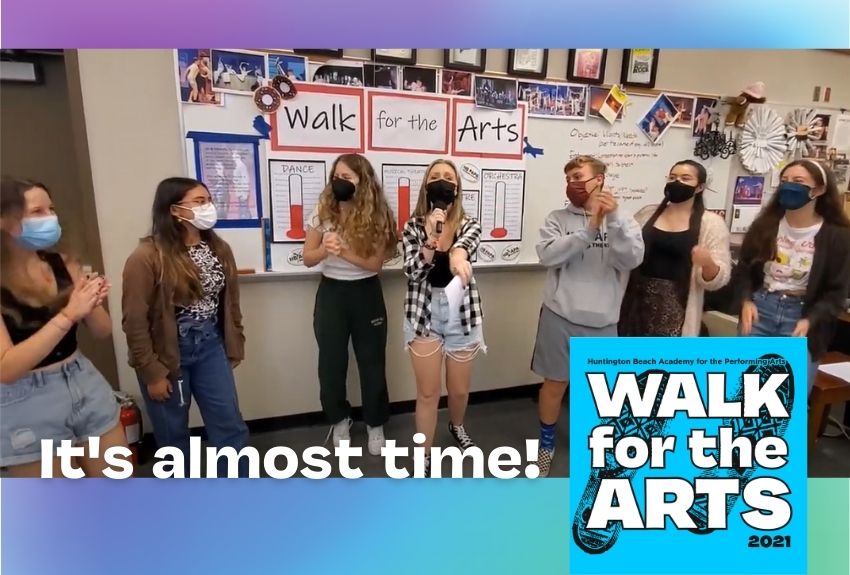 Walk for the Arts is NEXT WEEK!