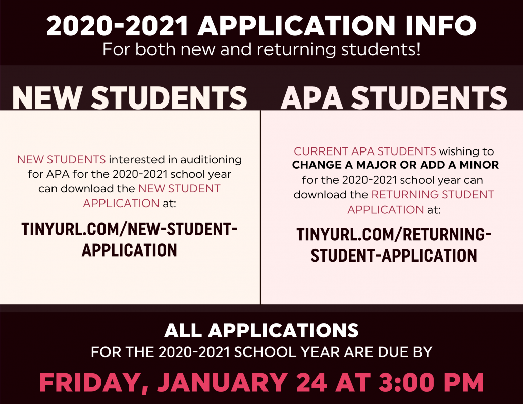 2020-2021 APPLICATION INFO