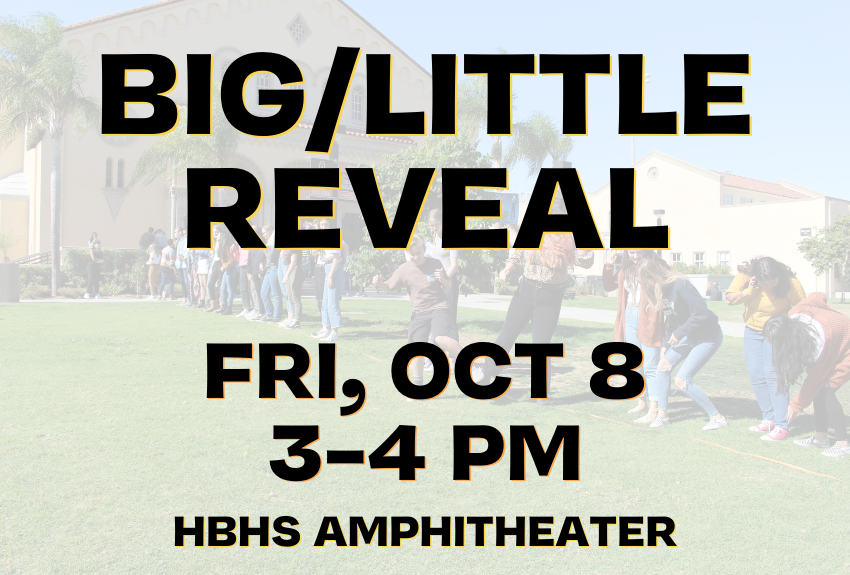 APA Big/Little Reveal: Fri (10/8)