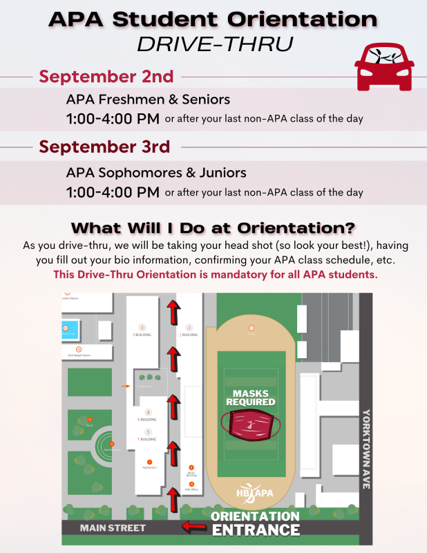 APA Student Orientation: NEXT WEEK!