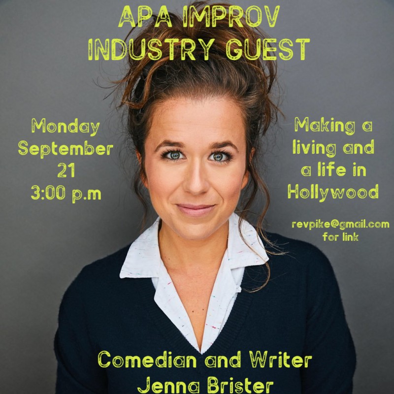 APA Improv Welcomes Special Guest
