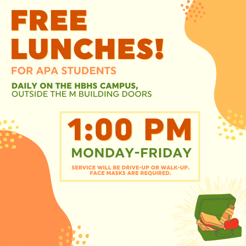 Free Lunches for APA Students!