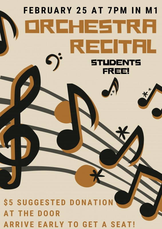 ORCHESTRA RECITAL TONIGHT!