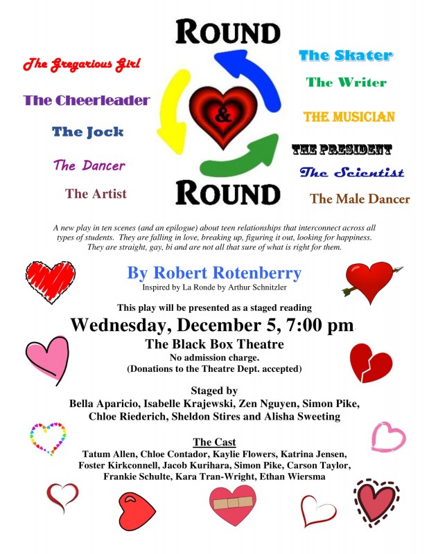 “Round and Round”—a play by Mr. Rotenberry—to debut December 5th!