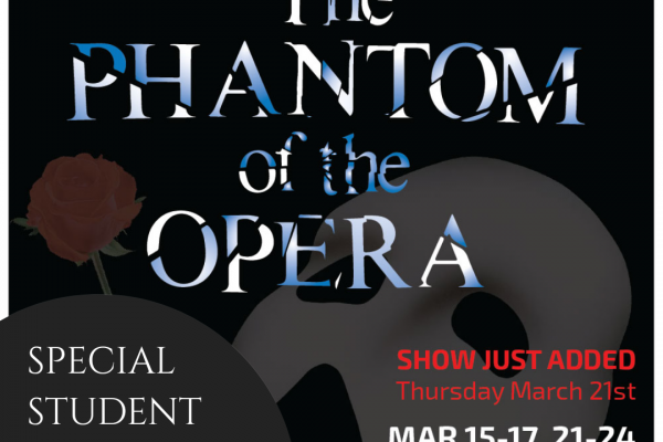 REMINDER: Additional Thursday Evening Performance of Phantom!