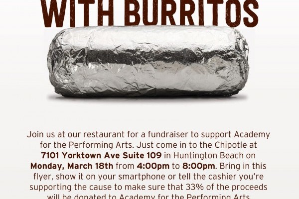 APA Fundraiser at Chipotle