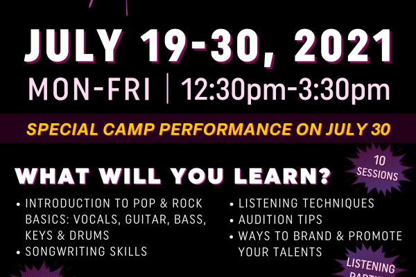 APA’s Pop Music Summer Camp