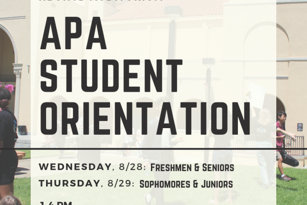 APA Student Orientation