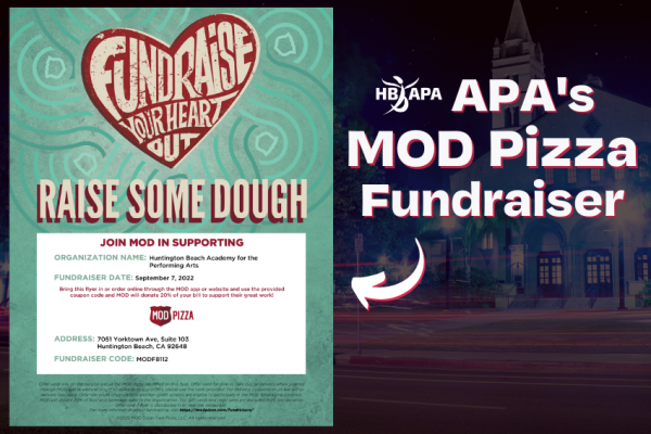 APA’s MOD Pizza Fundraiser: Weds, Sep 7