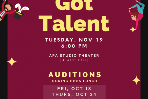 APA’S GOT TALENT Show Auditions