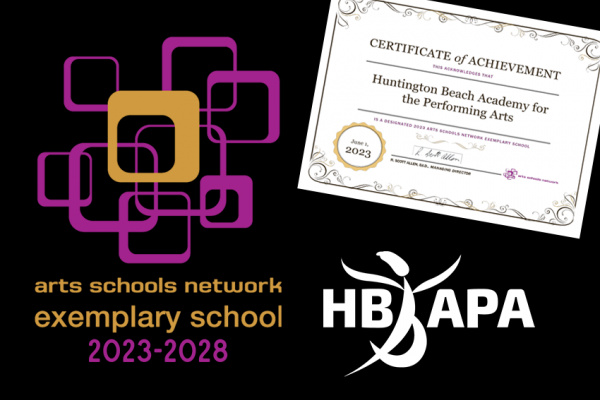 HBAPA NAMED EXEMPLARY SCHOOL BY ARTS SCHOOLS NETWORK