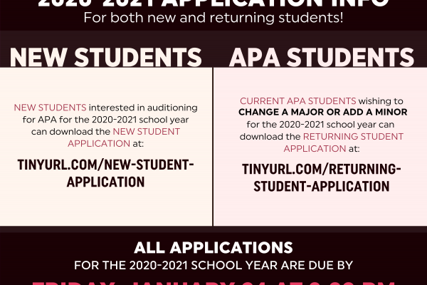 2020-2021 APPLICATION INFO