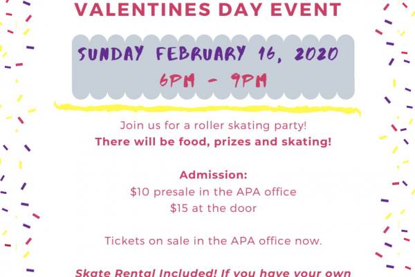 APA COUNCIL PRESENTS THE 2020 VALENTINE’S DAY EVENT