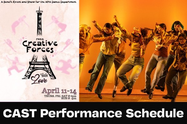 Creative Forces 2024 Cast Performance Schedule