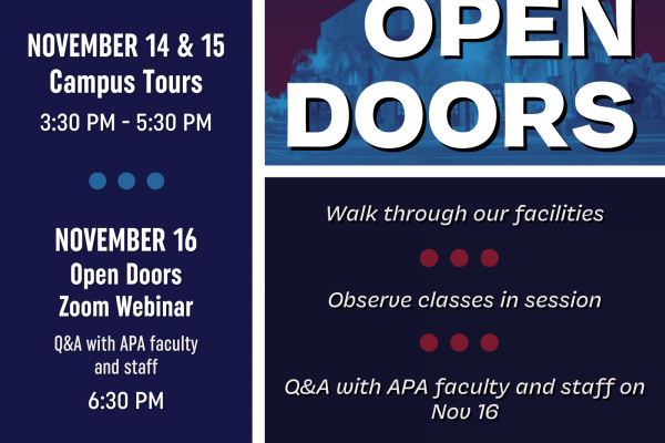 APA Open Doors 2022