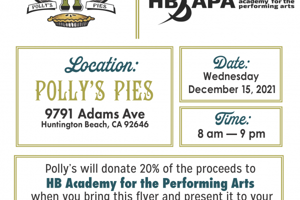 APA’s Polly’s Pies Fundraiser