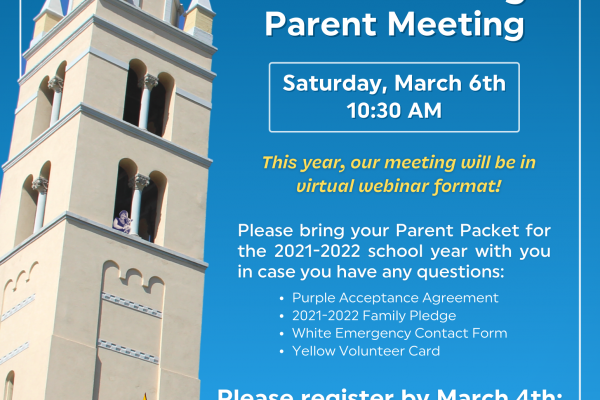 APA Returning Parent Meeting (March 6th)