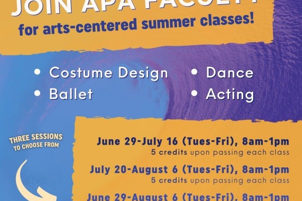 Summer School Classes - Taught by APA Faculty!