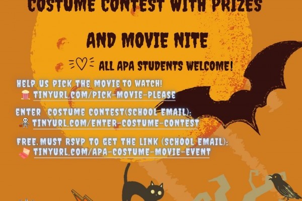APA’s VIRTUAL FRIGHT FEST for Students (10/30)