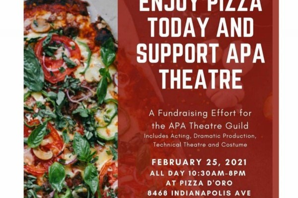 APA Theatre Guild Fundraiser at Pizza D’Oro