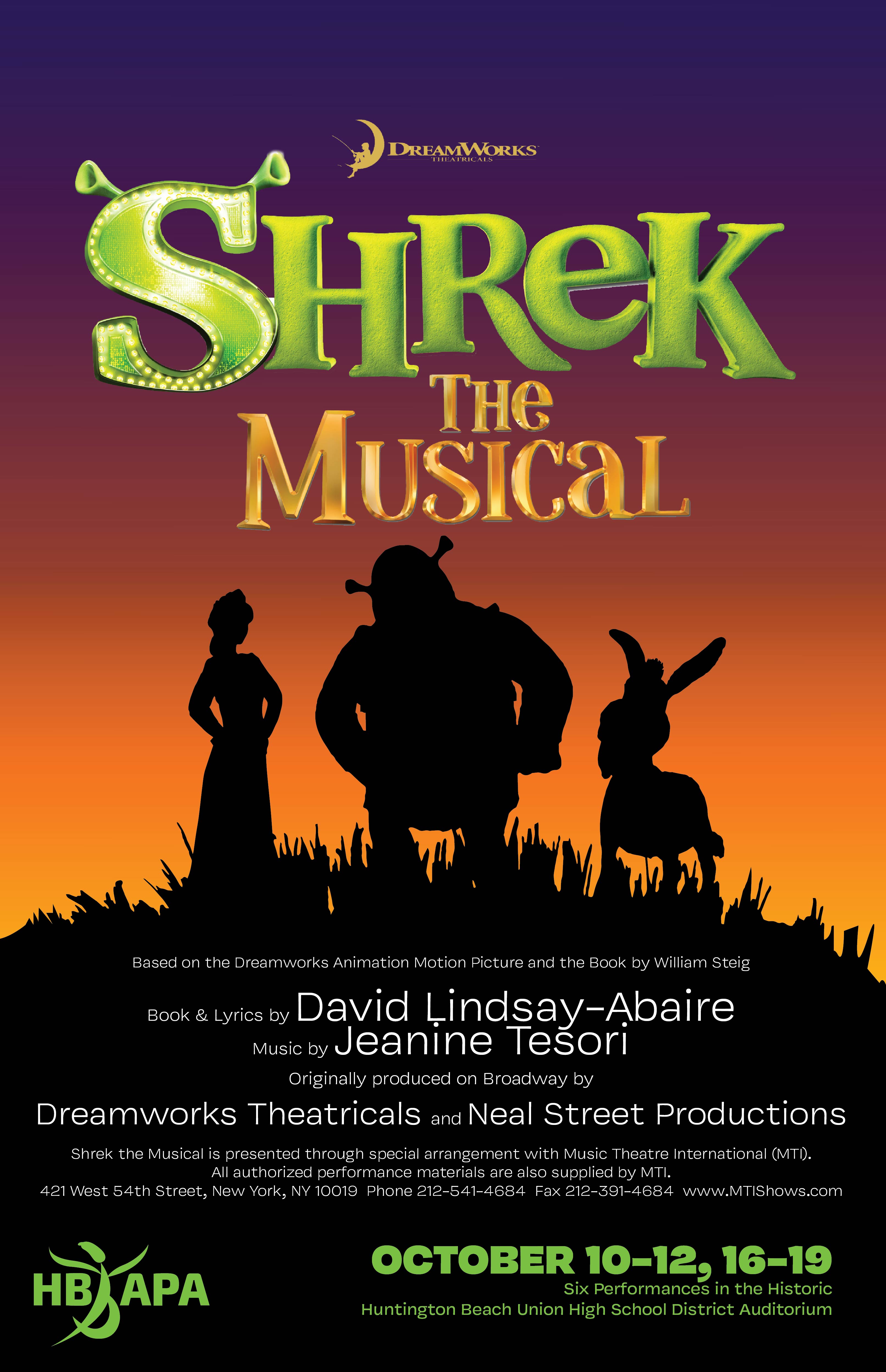 SHREK THE MUSICAL